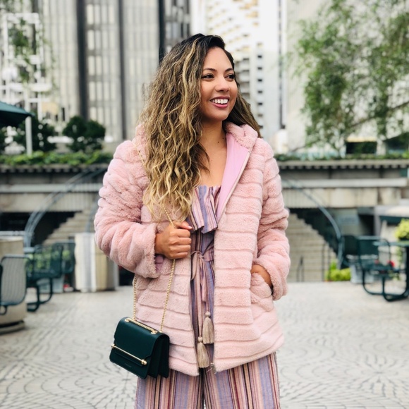 Pink & Peach Multi-Color Ruffle Jumpsuit - Picture 4 of 6